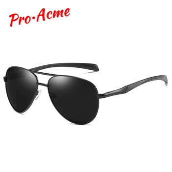 Pro Acme Prekės ženklo Dizainas Pilotas Poliarizuoti Akiniai nuo saulės Vyrams, Moterims Saulės Akinius Vairavimui Aviacijos Rėmo lunette de soleil PC1485