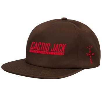 Cactus Jack Snapback Skrybėlės Scott Travis Beisbolo kepuraitę Medvilniniai Siuvinėjimo Vyrai Moterys unisex Reguliuojamas Hip-Hop Tėtis Skrybėlę Kaulų kepurės