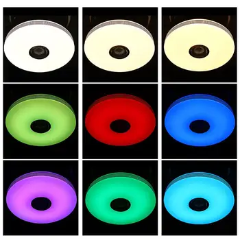 Šiuolaikinės RGB Muzikos Led Lubų Šviesos 36W 72W APP 