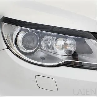 Nauja versija! Anglies pluošto lipdukas Volkswagen VW Tiguan formavimo šviesos antakių, akių linija