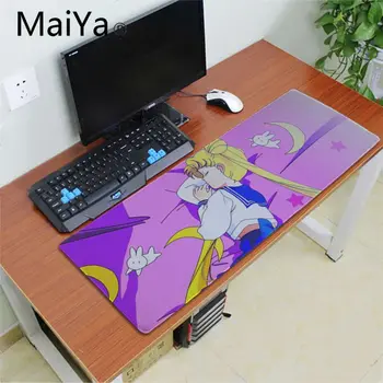 Maiya Mano Mėgstamiausias Anime Sailor Moon Žaidimų Žaidėjas stalas laptop Guma Pelės Kilimėlis Nemokamas Pristatymas Didelis, Mouse Pad Klaviatūros Kilimėlis