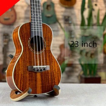 23 colių Ukulėle Akacijos Medžio masyvo Mini Gitara 4 Koncertas, Šviesos, Aukštos Kokybės Ukulėle Groti Muzikos Instrumentu UK2398