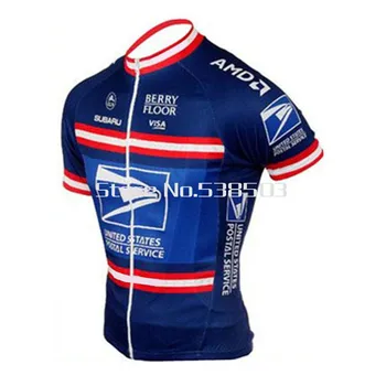 2020 m. Jungtinių valstijų pašto tarnyba Dviračių Džersis Trumpas Rankovės rinkiniai Dviračių marškinėliai, Šortai, kombinezonai su Antkrūtiniais Rinkiniai Mtb dviratį Maillot Ciclismo