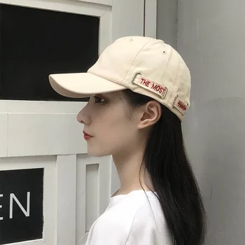 Skydelis Bžūp Mergina Korėjos Studentas Saulės Skrybėlę Pavasario Ir Vasaros Laisvalaikio Tendencija Vasarą Pora Beisbolo Kepuraitę Suaugusiųjų Sunkvežimio Vairuotojas Hat