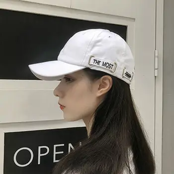 Skydelis Bžūp Mergina Korėjos Studentas Saulės Skrybėlę Pavasario Ir Vasaros Laisvalaikio Tendencija Vasarą Pora Beisbolo Kepuraitę Suaugusiųjų Sunkvežimio Vairuotojas Hat