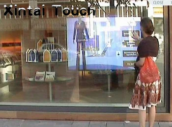 Xintai Touch 15.6 colių 10 nekilnojamojo taškų interaktyvus touch folijos Plėvele, pro stiklo langą