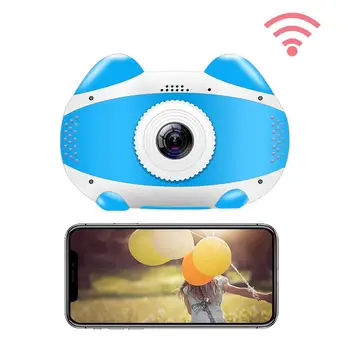 Smart WiFi Vaikai Skaitmeninis Fotoaparatas Animaciją Kačių HD 1080p Studentų Kelionės Kamera Žaislai, Lauko Fotografijos Rekvizitai Vaiko Gimtadienio Dovana