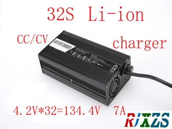 134.4 V 7A įkroviklio 32S lipo/ ličio Polimeras/ Li-ion baterija protingo įkroviklio paramos CC/CV režimas 4.2 V*32=134.4 V