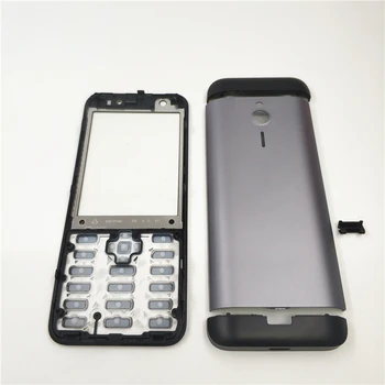 Originalus Nokia 230 230ds RM-1172 RM-1126 Naujas Pilnas Pilnas Mobiliojo Telefono Korpuso Dangtis Atveju+anglų Klaviatūra