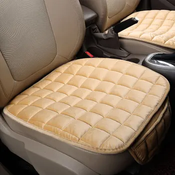 Naujų Automobilių Sėdynės Padengti Automobilių Juosmens Pagalvėlė Žiemą Šiltas Sėdynės Pagalvėlės Anti-slip Universal Priekiniai Atgal Kėdės Sėdynę-pagalvę Raštas