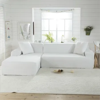 Vientisos spalvos elastinga sofa cover apvadu naudojami gyvenamasis kambarys sofos padengti L-formos sofa sėdynės padengti sėdynės covercushion sofa dangtis