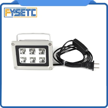 Aukštos Kokybės 110-260V 405nm UV LED Dervos Kietėjimo Šviesos Lempa SLA DLP 3D Spausdintuvas Šviesai Priedai Karšto pardavimo