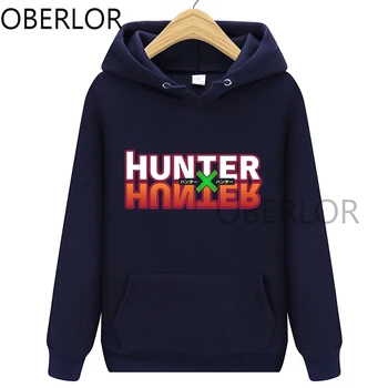 Hunter X Hunter Logotipu Harajuku Hoodies Vyras Vyrų Juokingas Animacinių filmų Palaidinės Geriausiais Draugais 90s Megztiniai Mados Grafinis Viršuje Puloveriai