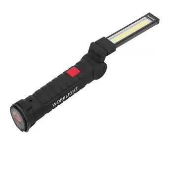 COB Darbo Žibintuvėlis LED Žibintuvėlis, Transporto priemonės Remontas Lempos USB Įkrovimo Magnetinio 360 sukasi Nešiojami Žibintai