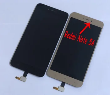 Už Xiaomi Redmi Pastaba 5A TVT6 / Redmi Pastaba 5A Premjero MDG6S Jutiklinis Ekranas skaitmeninis keitiklis Jutiklių Skydas + LCD Ekranas Stebėti Asamblėja