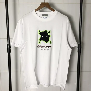 Streetwear Monstras Siuvinėjimo Adererror T-shirt Vyrai, Moterys, Poros Mėgėjams Atsitiktinis Palaidų Ader Klaida Marškinėliai Viršuje Tees harajuku