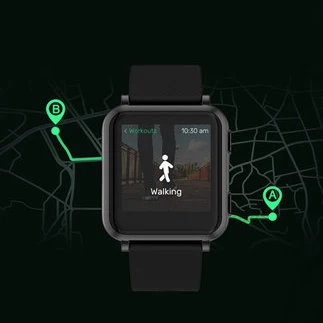 Lefit Smart žiūrėti GPS Tracker naudotis širdies ritmo monitorius miego IP68 vandeniui daugiafunkcinis 