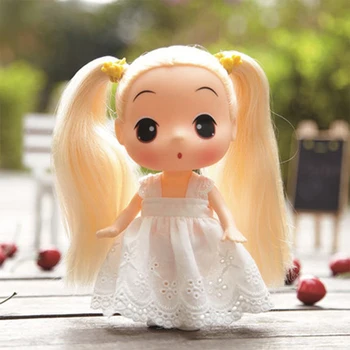 Ddung Lėlės 18cm Originali korėjos Pakeisti Padažu Lėlės Princesė BJD Mini Lovely Baby Girl Šiuo Dovanų Kolekciją Decoratio