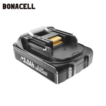 Bonacell Už Makita BL1830 18V 3000mAh elektrinių įrankių baterijų keitimas BL1815 BL1840 LXT400 194204-5 194205-3 194309-1 L50