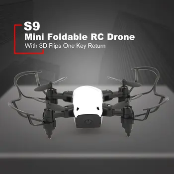 2.4 G Mini RC Drone S9 Ne Fotoaparatas, Sulankstomas Sraigtasparnis su Šviesos Aukščio Laikyti Begalvis H/L Greičio Jungiklis Nuotolinio Valdymo Quadcopter