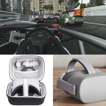 Naujas atsparus smūgiams Sunku Apsaugos EVA Atveju Rankinėje Langelį Oculus Eiti VR Akiniai