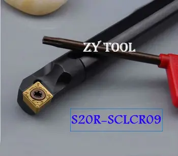 S20R-SCLCR09 CNC Gręžimo Baras, tekinimo įrankis,Vidaus tekinimo įrankiai,įrankių Laikiklis,Staklės, pjovimo įrankis,CNC gręžimo baras CCMT09T304/08