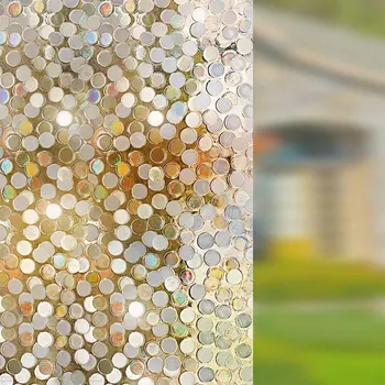 1pc 3D Mozaika, Langų Plėvelė, Vonios, Klijai-nemokamai Mozaikos Filmų Lipdukai Statinis Kabintis Lango Stiklo Filmų 45x100cm