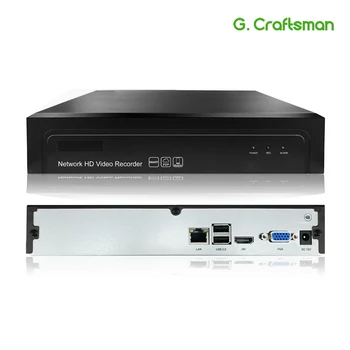 G. Ccraftsman 16ch 5MP H. 265 NVR Tinklo Vaizdo įrašymo 1 HDD 24/7 IP kamerų Įrašymo Onvif 2.6 P2P Apsaugos Sistemos AEeye