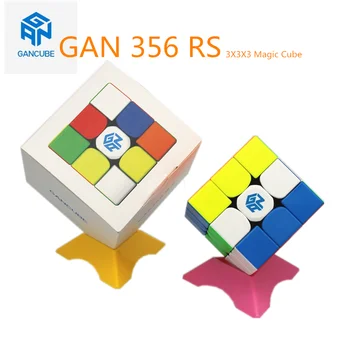 GAN magic cube GAN 356 RS 3x3x3 Magic cube Stickerless GAN 356 Įspūdį cubo magico profesionalus žaidimas kubas Švietimo žaislai GAN