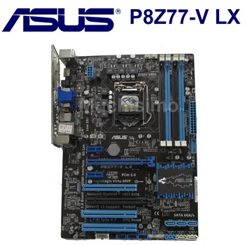 Pagrindinė plokštė ASUS P8Z77-V LX LGA 1155 DDR3 i3 i5 22/32nm CPU USB3.0 32GB HDMI suderinamus Z77 Darbalaukio Originalus Naudojami Mainboard 1155