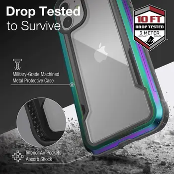 X-Doria Gynybos Skydo Telefono dėklas Skirtas iPhone 12 Mini Karinio Laipsnio Lašas Išbandyti Atveju Dangtelis, Skirtas 