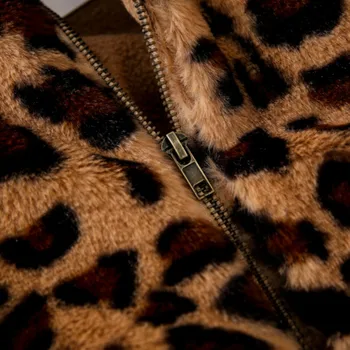 Babyinstar Naujas Leopard Plius Aksomo, Vilna & Mišiniai, 1-6Y Baby Girl Žiemos Paltai Bamblys Vaikams Laisvalaikio Striukė Vaikams Žiemos Drabužių