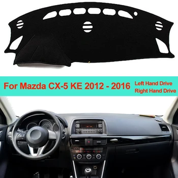 Automobilių Vidinis prietaisų Skydelio Dangtelį Brūkšnys Kilimėlis Kilimų Pagalvėlių Mazda CX-5 CX5 KE 2013 m. m. m. 2016 m. Saulė Pavėsyje LHD RHD Automobilių Stilius