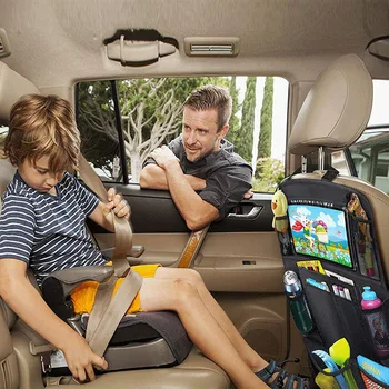 Karšto 2020 m Automobilių Saugojimo Dėžutė Akių Automobilio Sėdynės atlošo Organizatorius Tvarkinga Organizatorius Kelionių Vaikas Saugojimo iPad Kišenėje Puodelio Laikiklis Kietos Saugojimo Krepšys