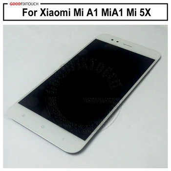 Originalą Xiaomi Mi A1 Mi 5X, LCD Ekranas + Rėmelis skaitmeninis keitiklis geras Touch Screen Asamblėjos TouchScreen Pultas atsarginės Dalys