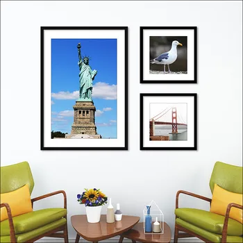 Modernus paprastumas Kelių spalvų Medinis nuotraukų rėmelis, apdailos nuotrauką gimtadienio dovana apdaila sienos karkasas gali būti pritaikyti