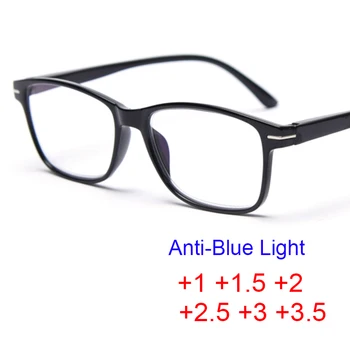+1 +1.5 +2 +2.5 +3 +3.5 Mėlyna Šviesa Toliaregystė Akiniai Skaidrūs Vyrų Didinamasis Stiklas Skaityti Dėmesio Plius Optiniai Stiklai Hombre Oculos