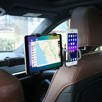 Vmonv 2 In 1 ABS Mount Turėtojas Tablet Automobilio galinės Sėdynės Stovas Dvigubas Padėtis Reguliuojama 360 Sukimosi Laikiklis, skirtas 4-10 Colių 