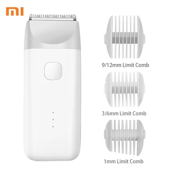 Originalus Mijia Mitu Baby Vaikų Plaukams Kirpti Xiaomi Mijia Vandeniui USB Įkrovimo Elektra Tylus Variklis Plaukų Pjovimo Staklės