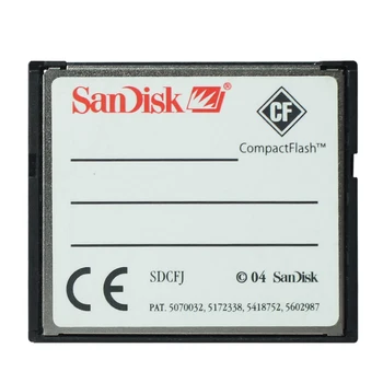 Originalios Sandisk CF KORTELĖ 64MB 128MB 256MB 512MB 1GB 