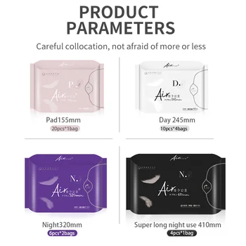Moterų higienos produktų 5 paketų anijonas santitary vystymo menstruacijų higieniniai įklotai panty liners moterų, sveikatos priežiūros, sanitarijos rankšluostį