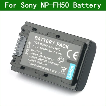 LANFULANG NP-FH50 NP FH50 Skaitmeninio Fotoaparato Baterija + Kroviklis Sony NP-FH30 NP-FH40 NP-FH60 NP-FH70 NP-FH100 DCR-SR35 DCR-SR42