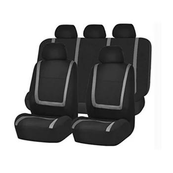 Carnong Automobilių Sėdynės Padengti universal priekiniai galiniai pilnas komplektas rožinė mielas audinys apsaugoti, apimantis transporto priemonės, automobilių aksesuaras auto sėdynių užvalkalai