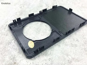 Knotolus juodo plastiko priekiniai faceplate būsto padengti apvalkalas su objektyvo iPod 5th gen video 30gb 60gb 80gb