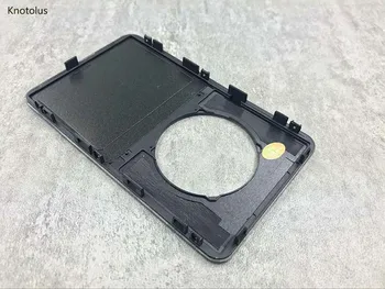 Knotolus juodo plastiko priekiniai faceplate būsto padengti apvalkalas su objektyvo iPod 5th gen video 30gb 60gb 80gb