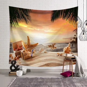 Paplūdimys Gobelenas Kokoso Medžio Atspausdintas Sienos Kabo Gobelenas,Lovatiesė,Paplūdimio Mesti Rankšluostį,Paplūdimio Antklodė,Iškylų Kilimėlis