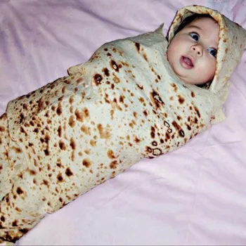 Naujas Burrito Antklodė Baby Miltų Tortilla Suvystyti Antklodė Miego Suvystyti Wrap Sets3.9