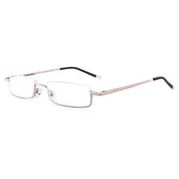Naujas itin lengvas nešiojamas skaitymo akiniai, high-end vyrų ir moterų mados mini šepetys puodo skaitymo akiniai