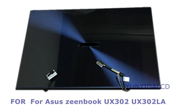Naujas bandymas geras HW13FHD303-21-lcd ekranas + touch ekranas asamblėjos Viršutinėje Dalyje Asus zeenbook UX302 UX302LG UX302LA