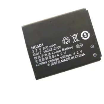 Naujas 800mAh HB5D1 Baterija Huawei C5110 C5600 C5710 C5720 Mobilųjį telefoną Batterie Batterij Bateria